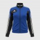 Adidas Teamwear Vintage Color-Block Track Jacket Blue & Black / Pre Owned